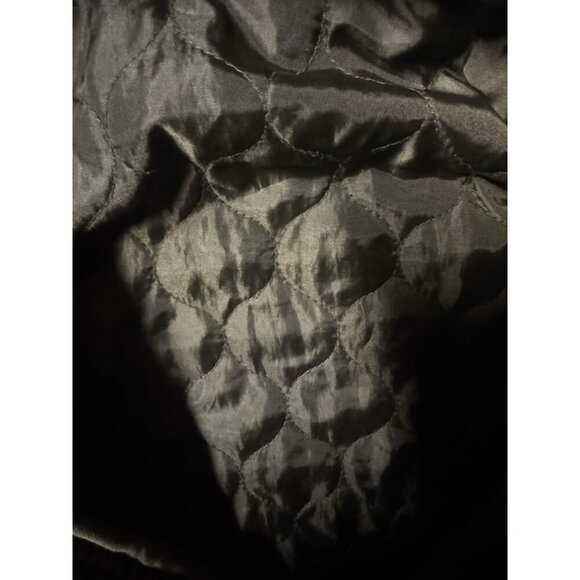 Levi Strauss Co Jacket Womens XS Military Green Canvas Work Core Quilted Hooded - Picture 7 of 9